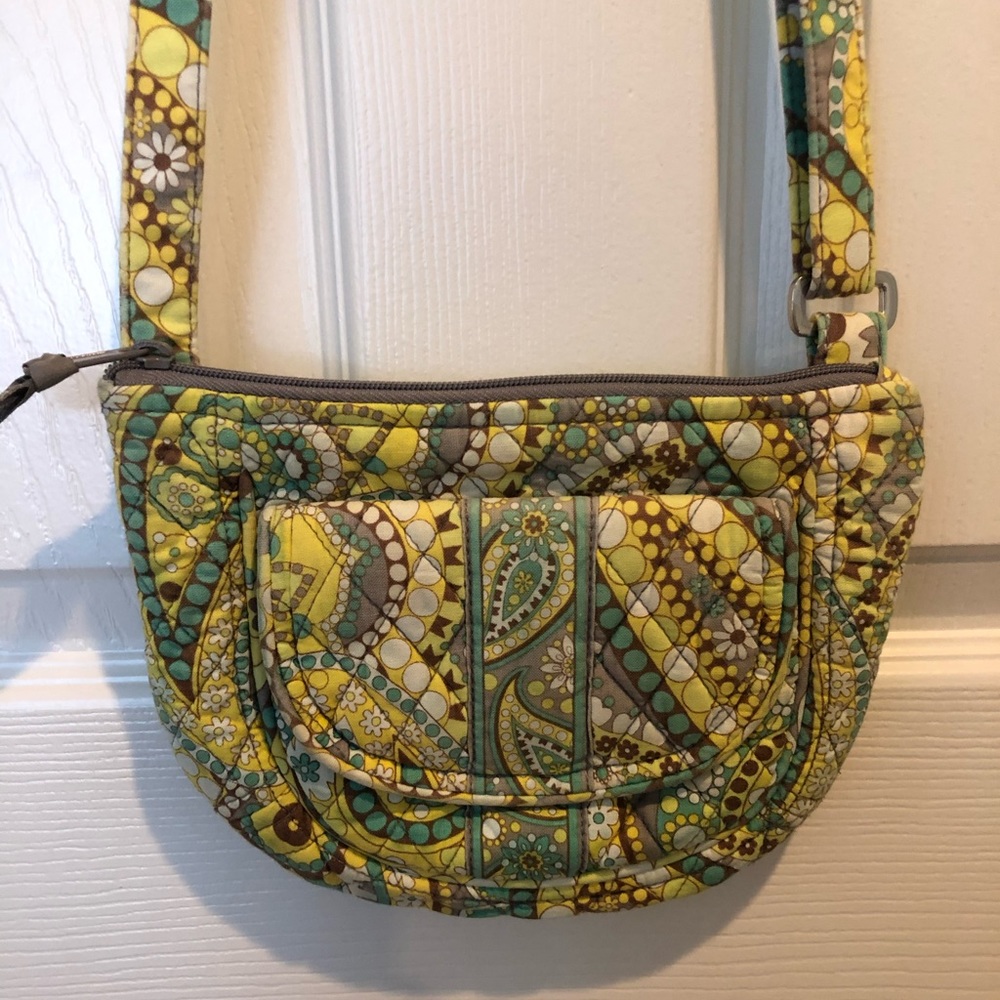 Vera Bradley Lizzy Crossbody Bag- Lemon Parfait